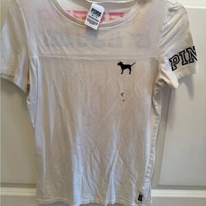 White Dog Print T-Shirt